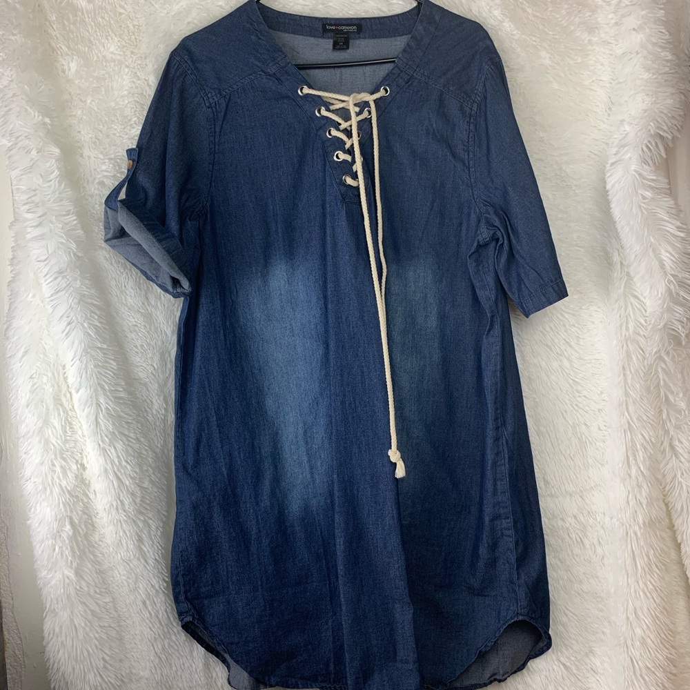 Love Cameron Los Angels Plus size Tunic Dress